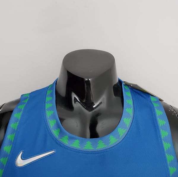 75th Anniversary 2202 Season RUSSELL#0 Minnesota Timberwolves City Edition Blue NBA Jersey - Image 5