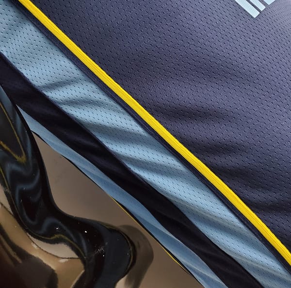 75th Anniversary Memphis Grizzlies MORANT#12 Navy Blue NBA Jersey - Image 6
