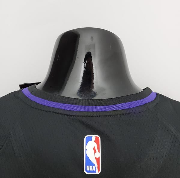 2021 JAMES#6 Los Angeles Lakers Black Latin Black NBA Jersey - Image 7