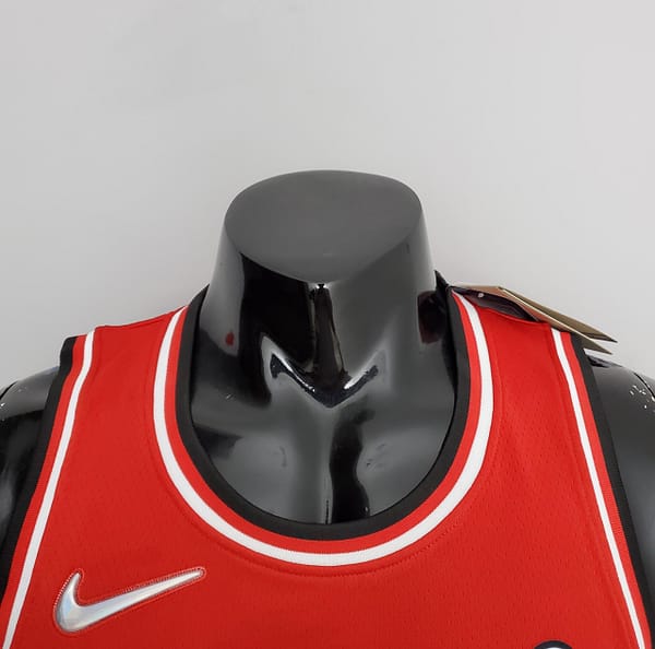 75th Anniversary 2022 Season Chicago Bulls LAVINE#8 City Edition Red NBA Jersey - Image 7