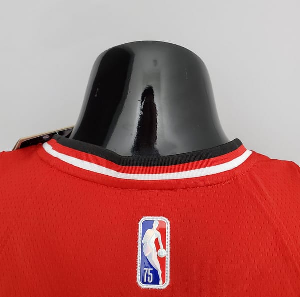 75th Anniversary 2022 Season Chicago Bulls ROSE#1 City Edition Red NBA Jersey - Image 2