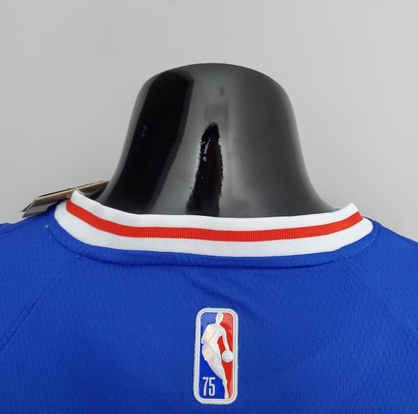 75th Anniversary Philadelphia 76ers HARDEN#1 Blue NBA Jersey - Image 8