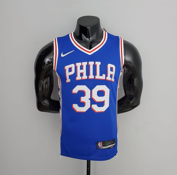 75th Anniversary Philadelphia 76ers HOWARD#39 Blue NBA Jersey