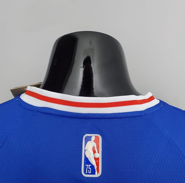 75th Anniversary Philadelphia 76ers HOWARD#39 Blue NBA Jersey - Image 2