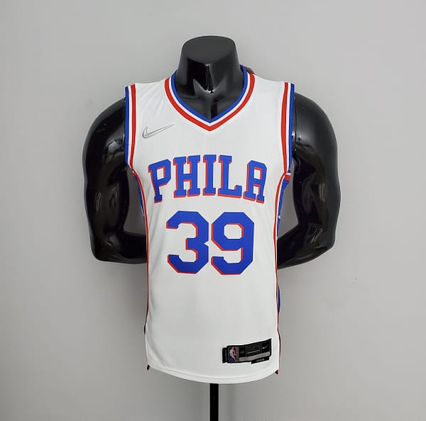 75th Anniversary Philadelphia 76ers HOWARD#39 White NBA Jersey