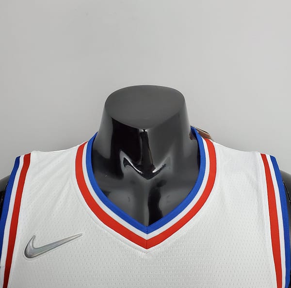 75th Anniversary Philadelphia 76ers HOWARD#39 White NBA Jersey - Image 2