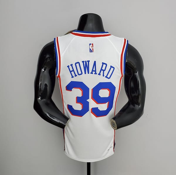75th Anniversary Philadelphia 76ers HOWARD#39 White NBA Jersey - Image 6