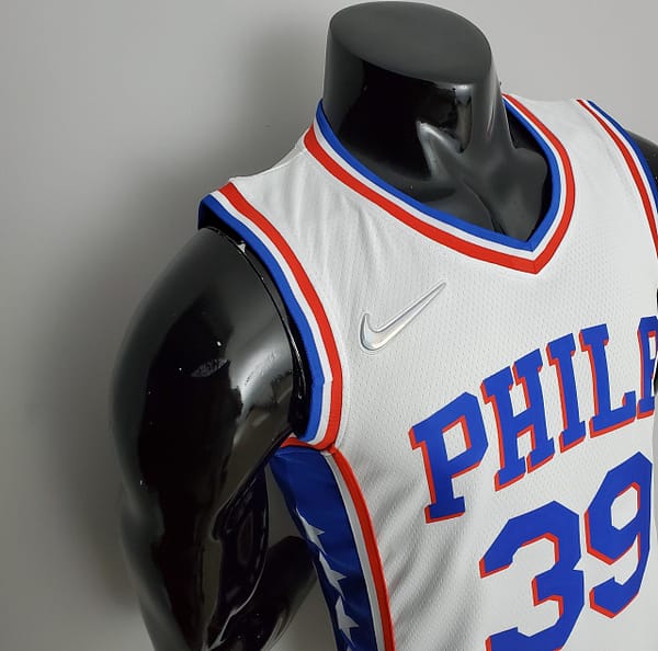 75th Anniversary Philadelphia 76ers HOWARD#39 White NBA Jersey - Image 9