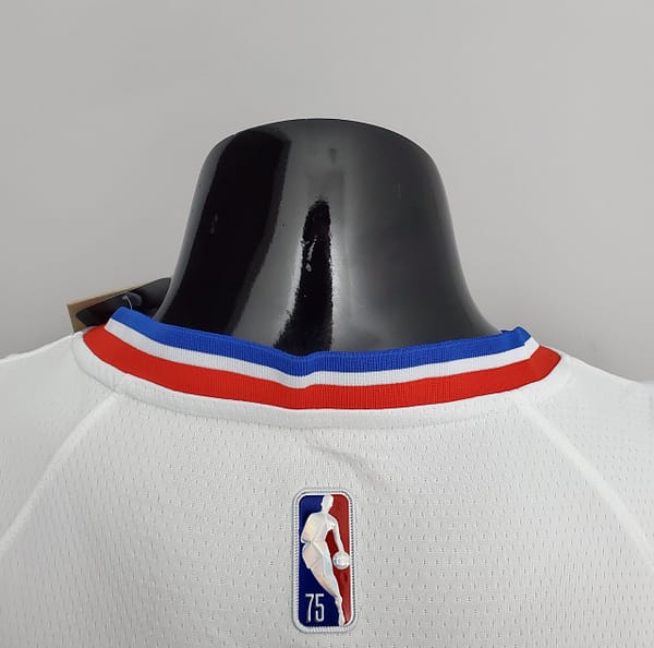 75th Anniversary Philadelphia 76ers EMBIID#21 White NBA Jersey - Image 3