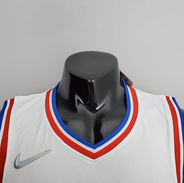 75th Anniversary Philadelphia 76ers HARDEN#1 White NBA Jersey - Image 6