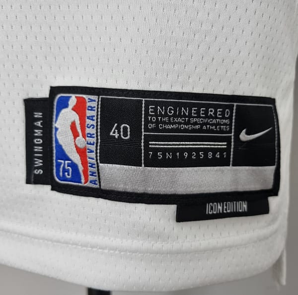 75th Anniversary Minnesota Timberwolves TOWNS#32 Royal White NBA Jersey - Image 2