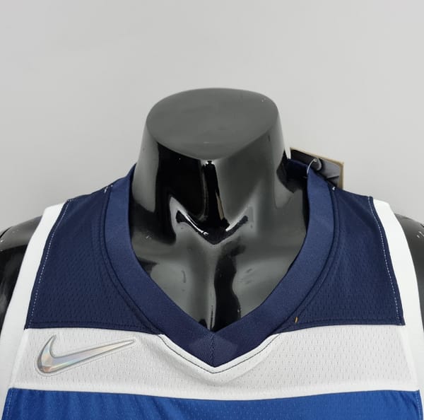 75th Anniversary Minnesota Timberwolves TOWNS#32 Royal White NBA Jersey - Image 5