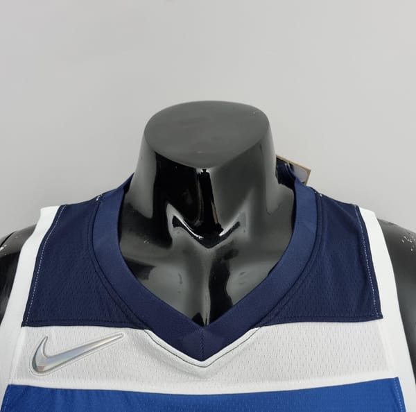 75th Anniversary Minnesota Timberwolves Edwards #1 White NBA Jersey - Image 7