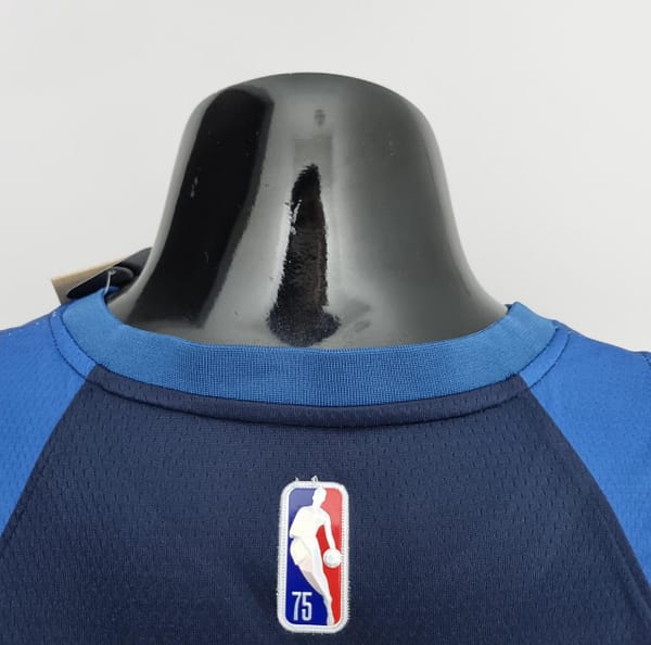 75th Anniversary Minnesota Timberwolves TOWNS#32 Royal Blue NBA Jersey - Image 7
