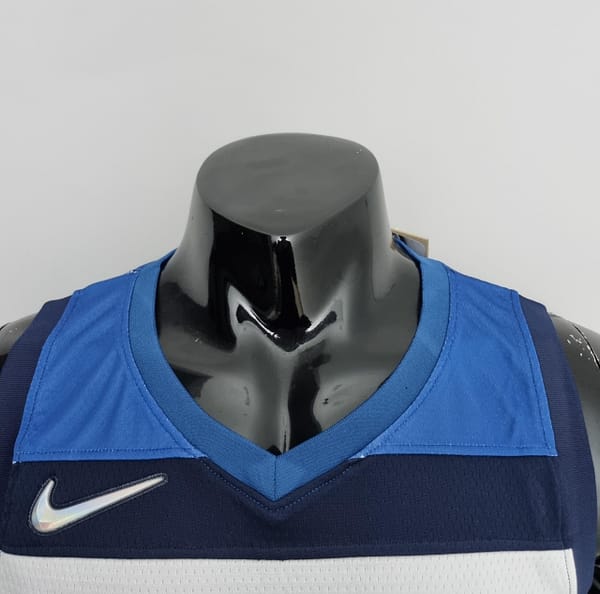 75th Anniversary Minnesota Timberwolves Russell #0 Royal Blue NBA Jersey - Image 8