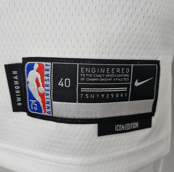 75th Anniversary Ayton #22 Phoenix Suns White NBA Jersey - Image 2