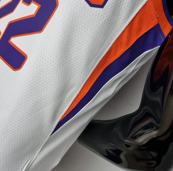 75th Anniversary Ayton #22 Phoenix Suns White NBA Jersey - Image 3