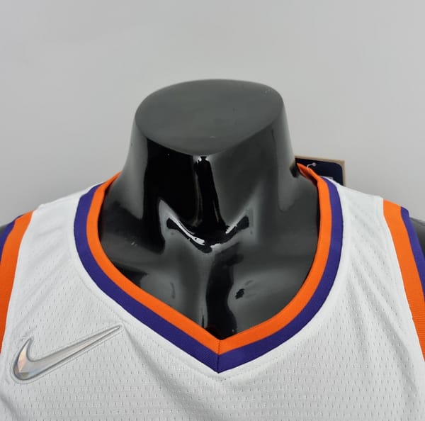 75th Anniversary Ayton #22 Phoenix Suns White NBA Jersey - Image 6
