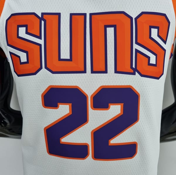 75th Anniversary Ayton #22 Phoenix Suns White NBA Jersey - Image 7