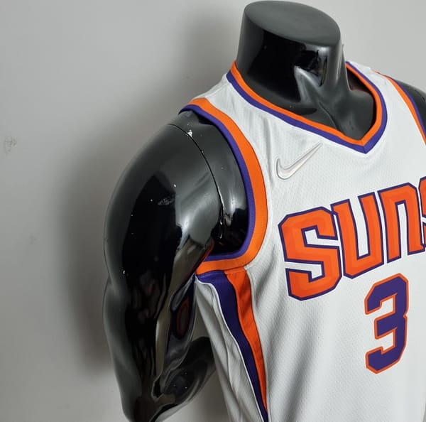 75th Anniversary Paul #3 Phoenix Suns White NBA Jersey - Image 7