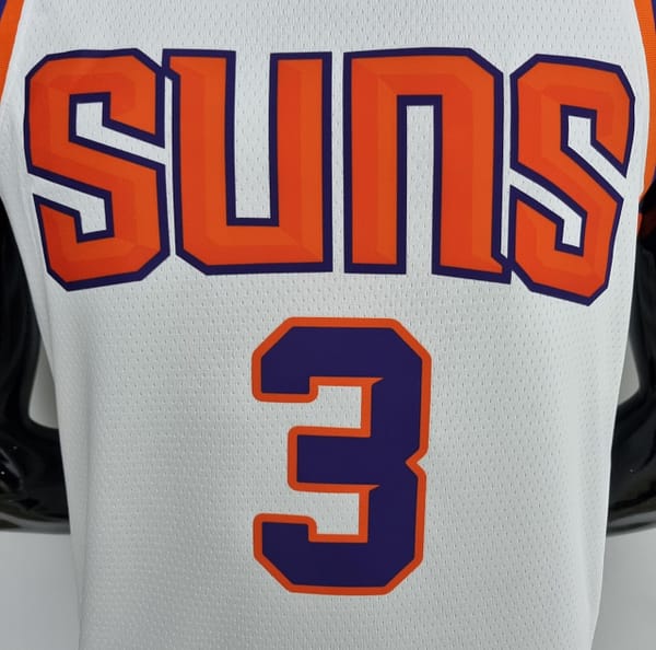 75th Anniversary Paul #3 Phoenix Suns White NBA Jersey - Image 10