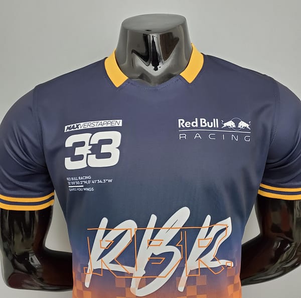 F1 Formula One racing suit 2021 Red Bull T-shirt s-5xl - Image 10