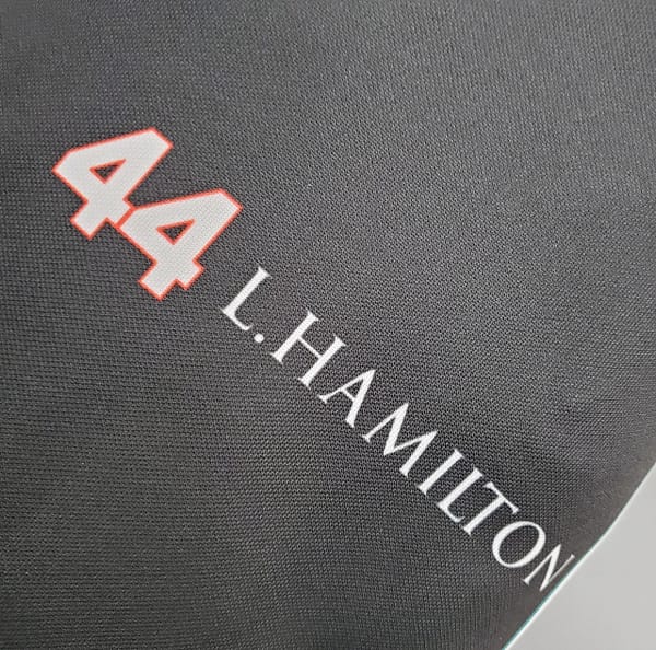 F1 Formula One racing suit; 2021 Mercedes Black S-5XL - Image 6
