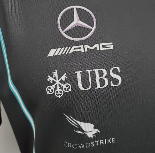 F1 Formula One racing suit; 2021 Mercedes Black S-5XL - Image 8