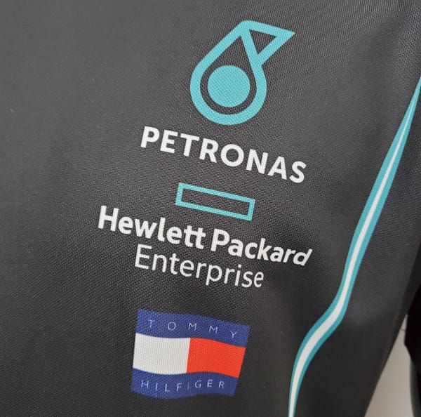 F1 Formula One racing suit; 2021 Mercedes Black S-5XL - Image 9