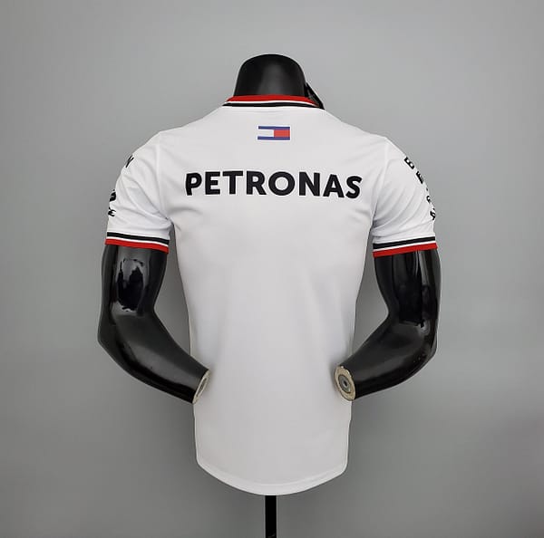 F1 Formula One racing suit; Mercedes White S-5XL - Image 3
