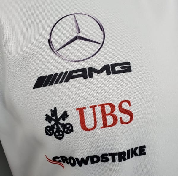 F1 Formula One racing suit; Mercedes White S-5XL - Image 7