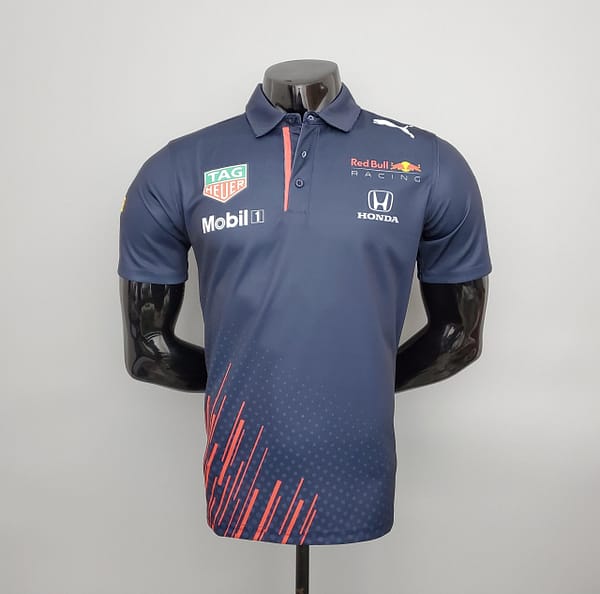 F1 Formula One racing suit; Honda Red Bull racing suit POLO Sapphire S-5XL