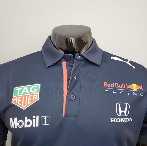 F1 Formula One racing suit; Honda Red Bull racing suit POLO Sapphire S-5XL - Image 12