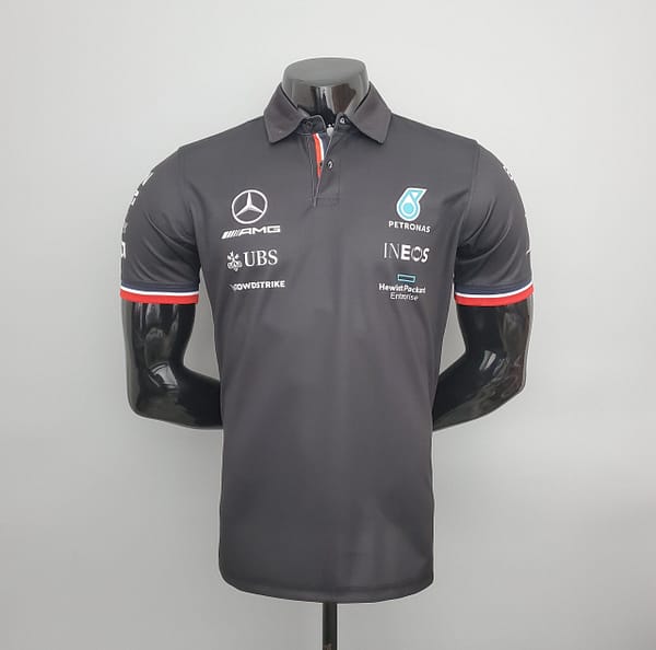 F1 Formula One racing suit; Mercedes POLO Black S-5XL
