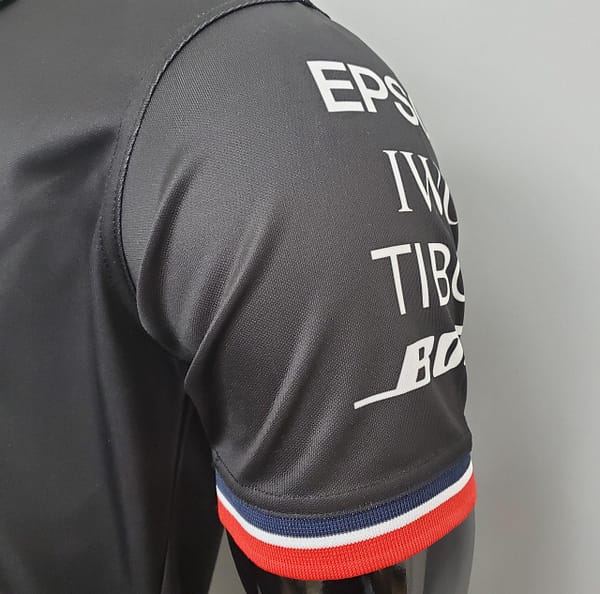 F1 Formula One racing suit; Mercedes POLO Black S-5XL - Image 4