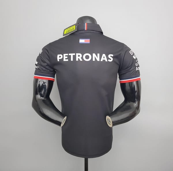F1 Formula One racing suit; Mercedes POLO Black S-5XL - Image 10