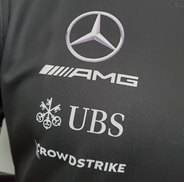 F1 Formula One racing suit; Mercedes black S-5XL - Image 4