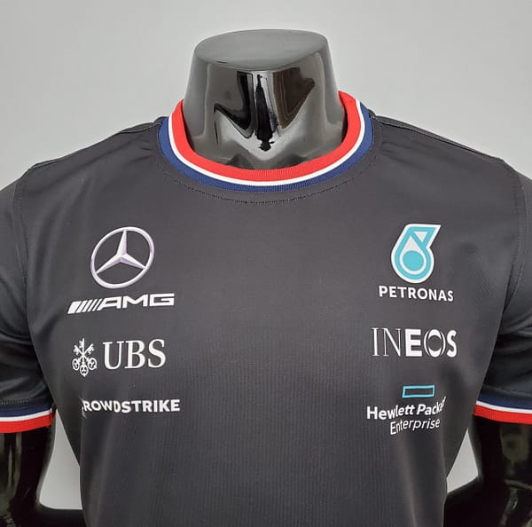 F1 Formula One racing suit; Mercedes black S-5XL - Image 7