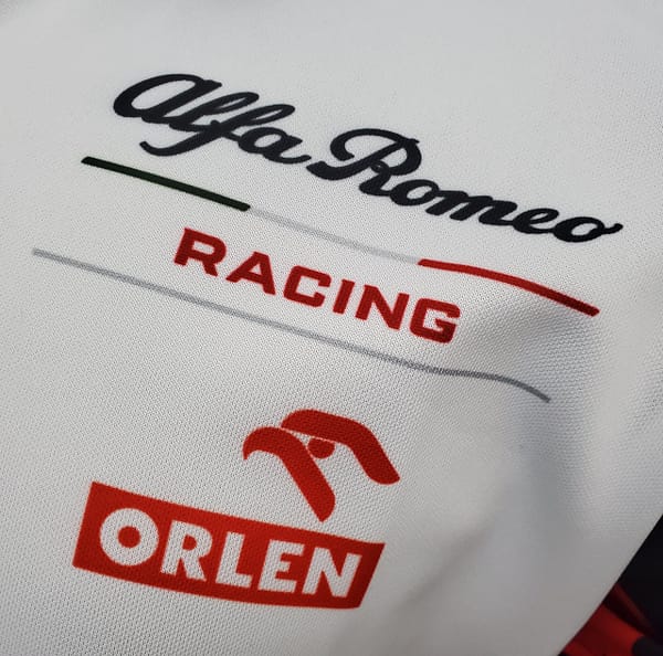 F1 Formula One; Alpha Taurus Red and White S-5XL - Image 9