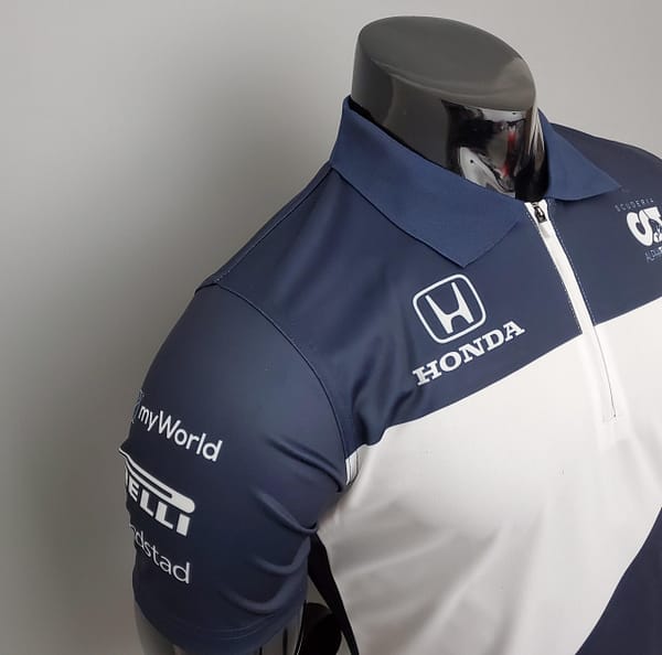F1 Formula One Honda Blue White S-5XL - Image 5