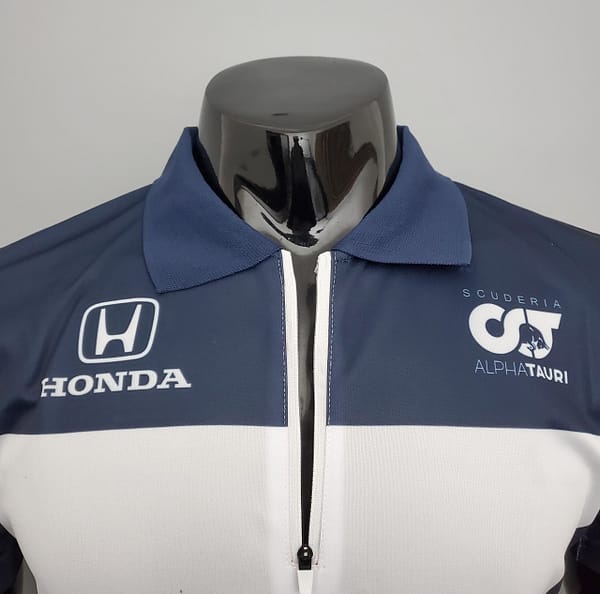 F1 Formula One Honda Blue White S-5XL - Image 10