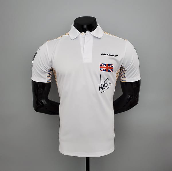 F1 McLaren White POLO S-5XL