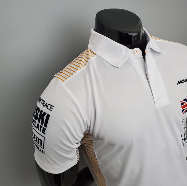 F1 McLaren White POLO S-5XL - Image 3