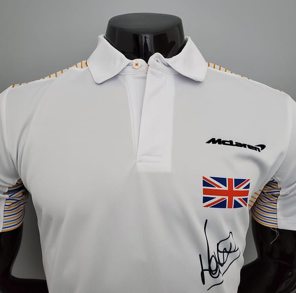 F1 McLaren White POLO S-5XL - Image 8