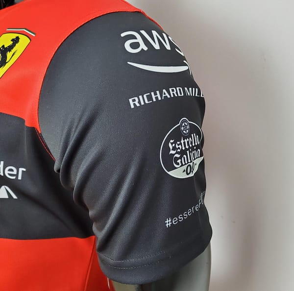 New F1 Formula One; Ferrari racing suit crew neck red S-5XL - Image 11