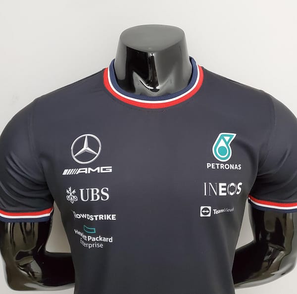 F1 Formula One 2022 Mercedes Black S-5XL - Image 4