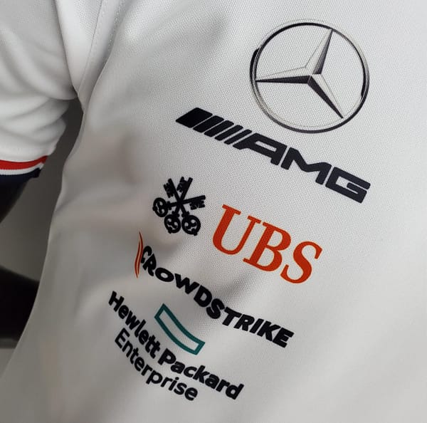 F1 Formula One 2022 Mercedes White S-5XL - Image 4