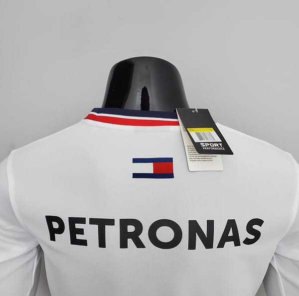 F1 Formula One 2022 Mercedes Long Sleeve White S-5XL - Image 2