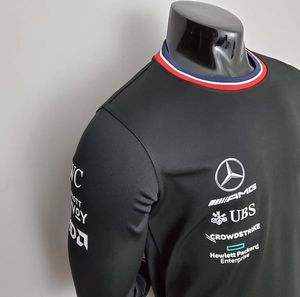 F1 Formula One 2022 Mercedes Long Sleeve black S-5XL - Image 3