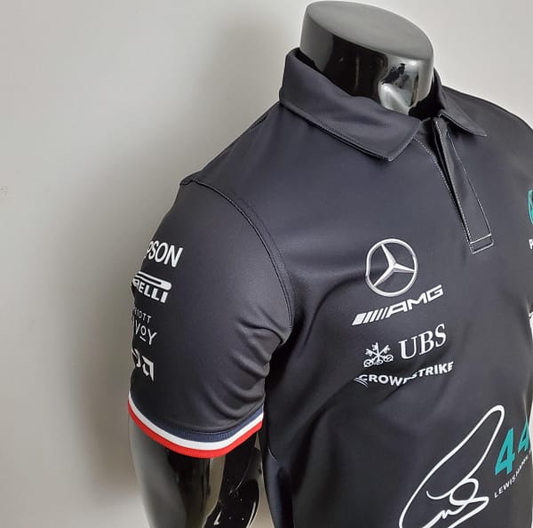 F1 Formula One 2022 Mercedes Polo S-5XL - Image 4